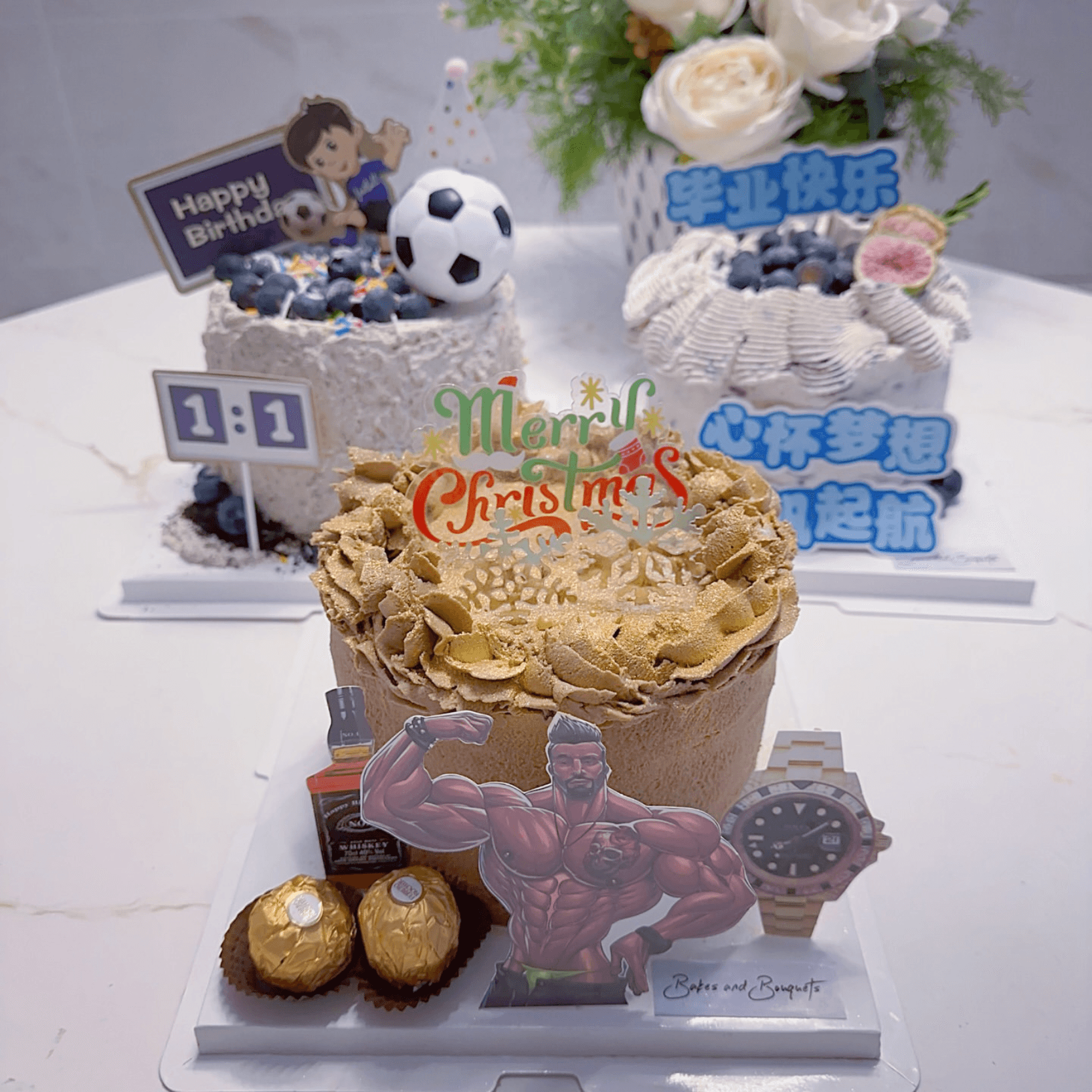 Collection of 6 inch cakes